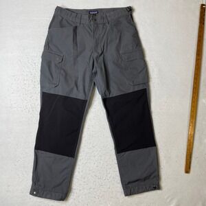 Patagonia Cliffside Rugged Trail Pants Size 31 Gray Polyester Cotton Blend